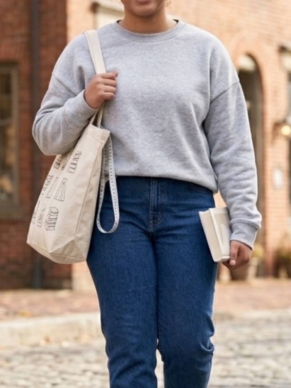 nuuds Heather Grey Oversized Crewneck Sweatshirt | Size 3XL / XXXL